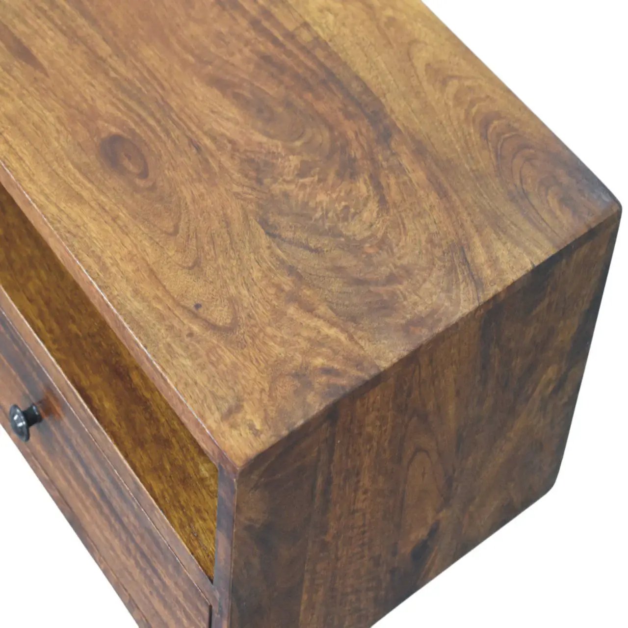Lunar - 2 Drawer Wall Mounted Media Unit - Brown by HouseOfZazla