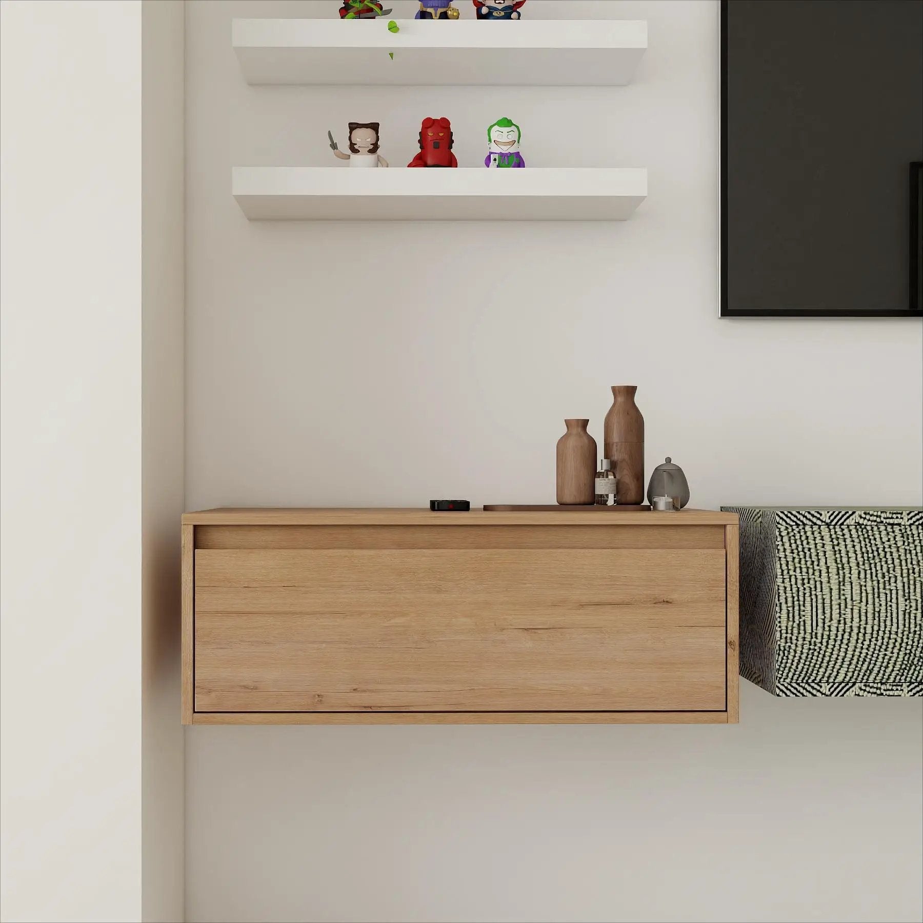 Modern Minimalist Bathroom Cabinet With Soft Close Drawers And Floating Mounting Design by Unique Piece Furniture