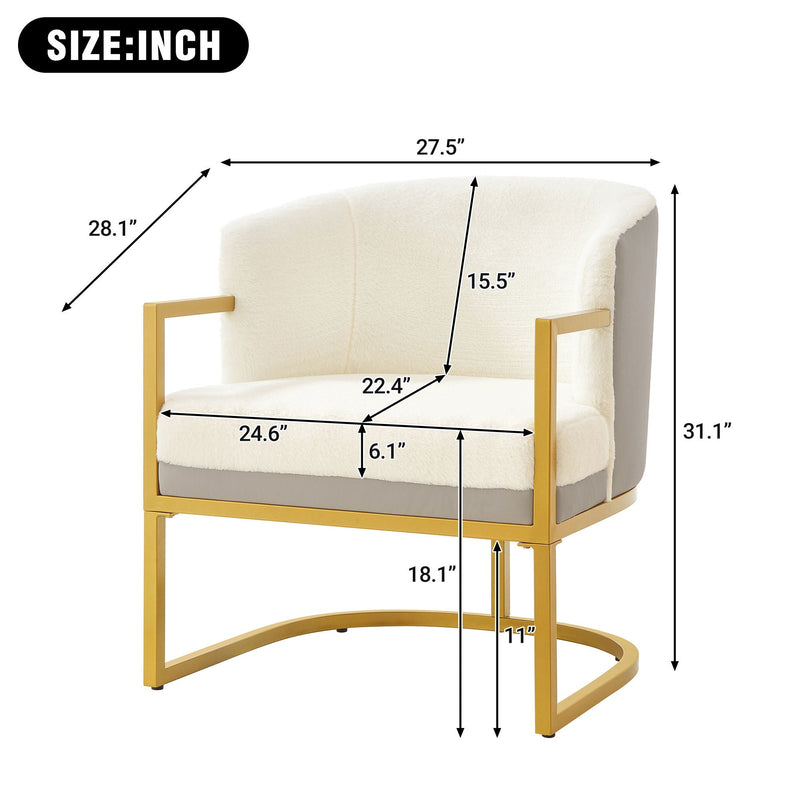 Upholstered Reading Accent Armchair For Living Room by HouseOfZazla