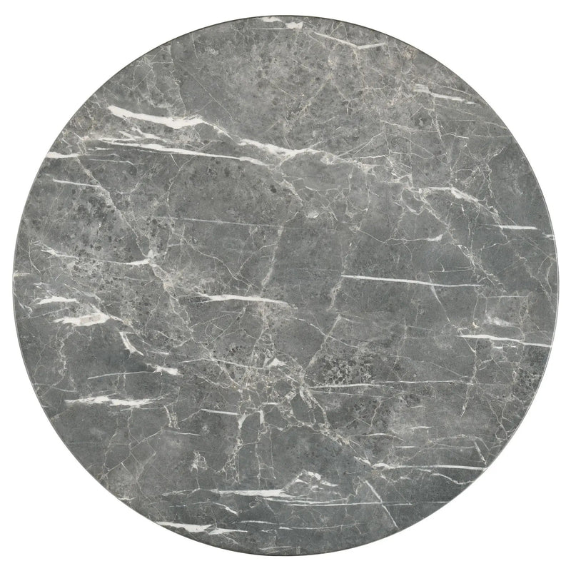 Bradley Round SmartTop Cocktail Coffee Table Grey and Natural by Unique Piece Furniture
