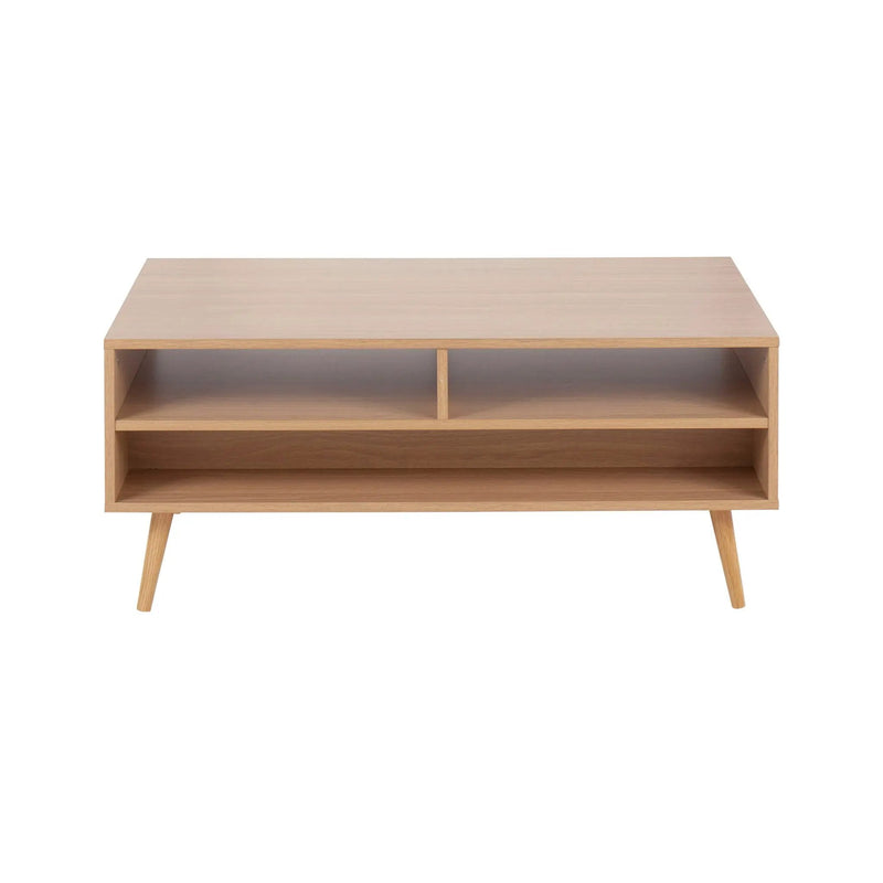 Astro - Contemporary Coffee Table - Natural / White by HouseOfZazla
