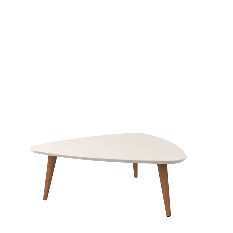 Utopia - Triangle Coffee Table - Off White by HouseOfZazla