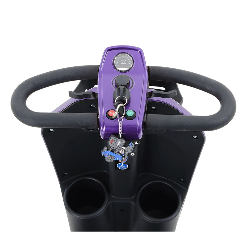 Max Plus - 4 Wheels Outdoor Compact Mobility Scooter With 2 Pieces X 20Ah Lead Acid Battery, 16 Miles, Cup Holders & USB Charger Port by HouseOfZazla