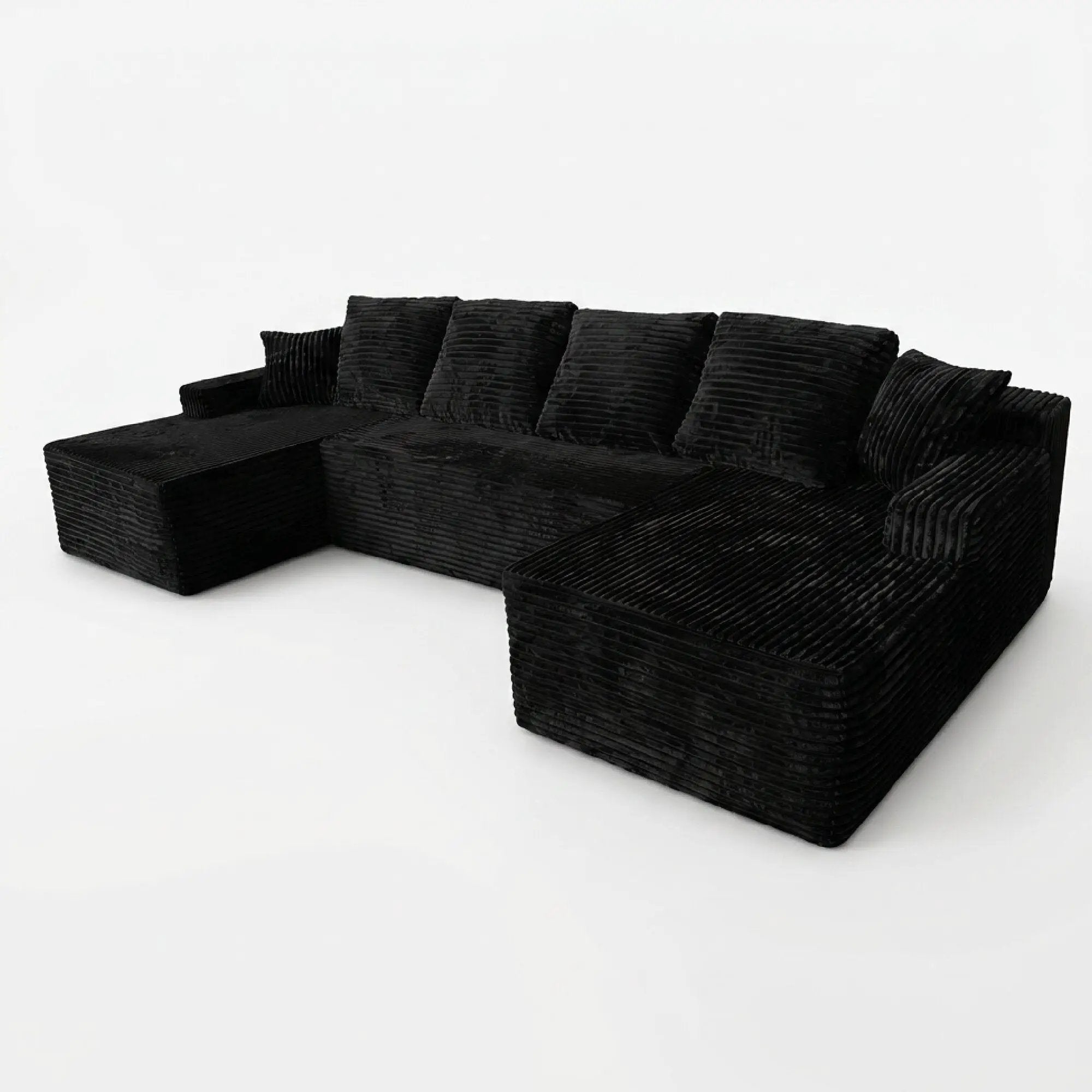 131-Inch Big Size Modular Sectional Oversized Sofa by HouseOfZazla
