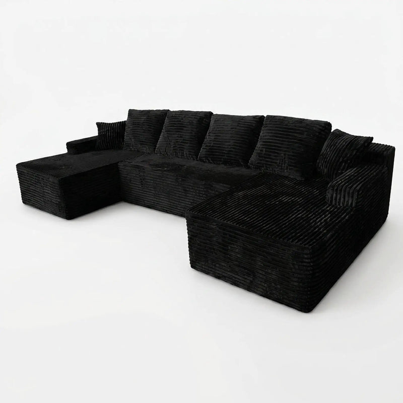 131-Inch Big Size Modular Sectional Oversized Sofa by HouseOfZazla