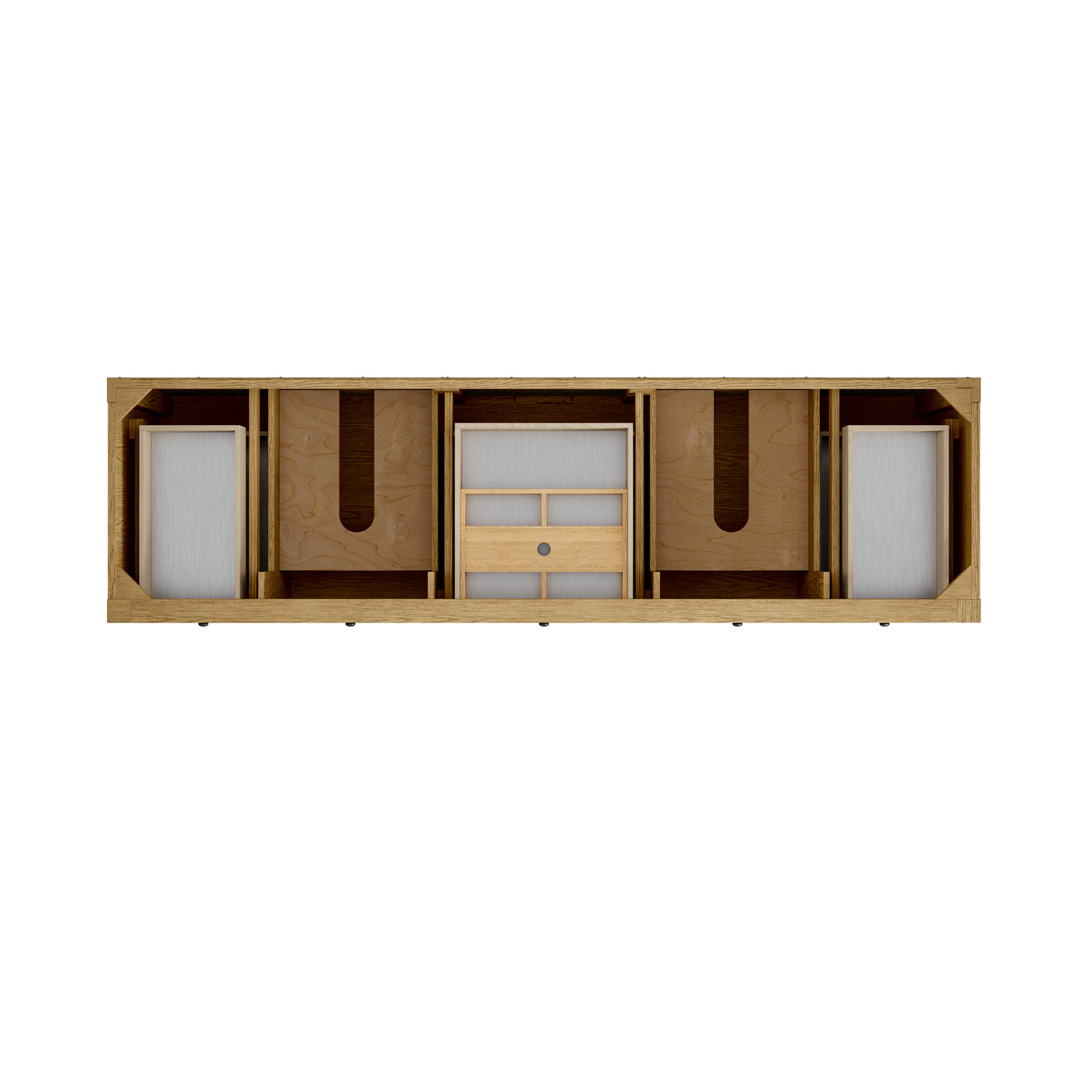 James Martin Breckenridge 84" Double Bathroom Vanity, Light Natural Oak, view 6