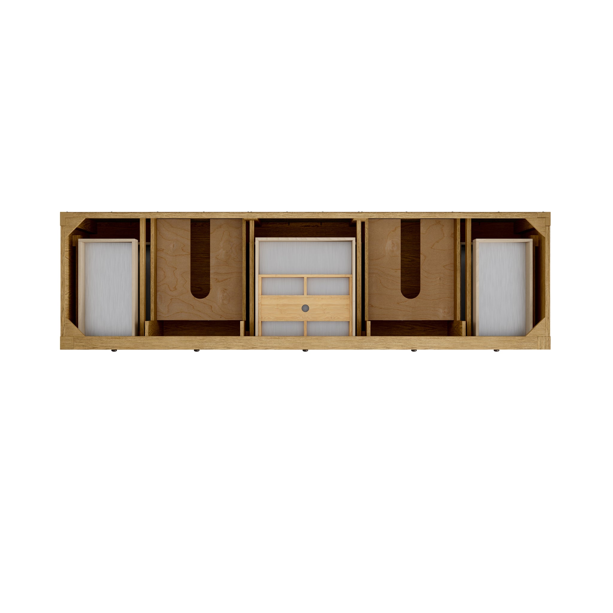 James Martin Breckenridge 84" Double Bathroom Vanity, Light Natural Oak, view 6