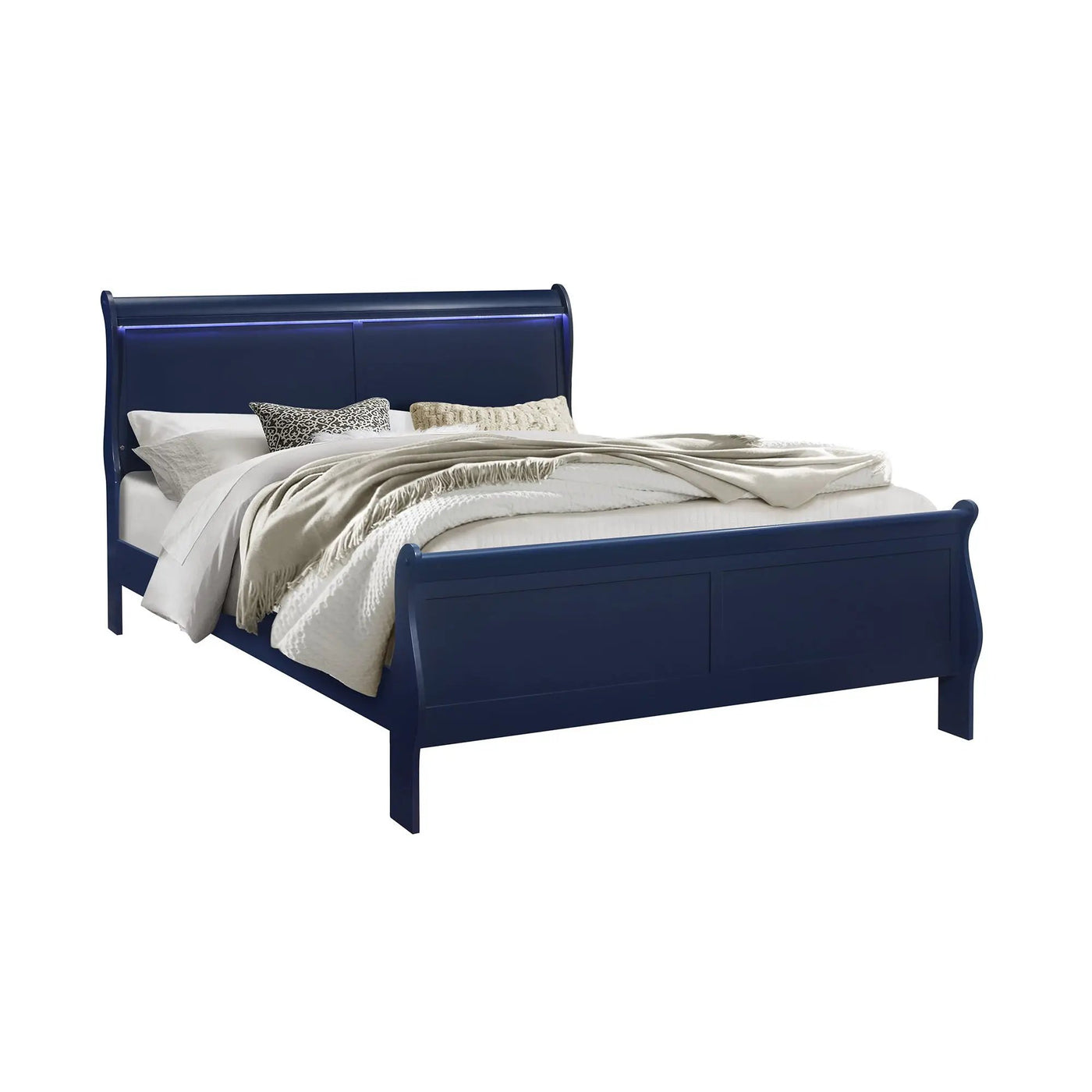 Charlston - 5 Piece Bedroom Set With LED Headboard by Unique Piece Furniture