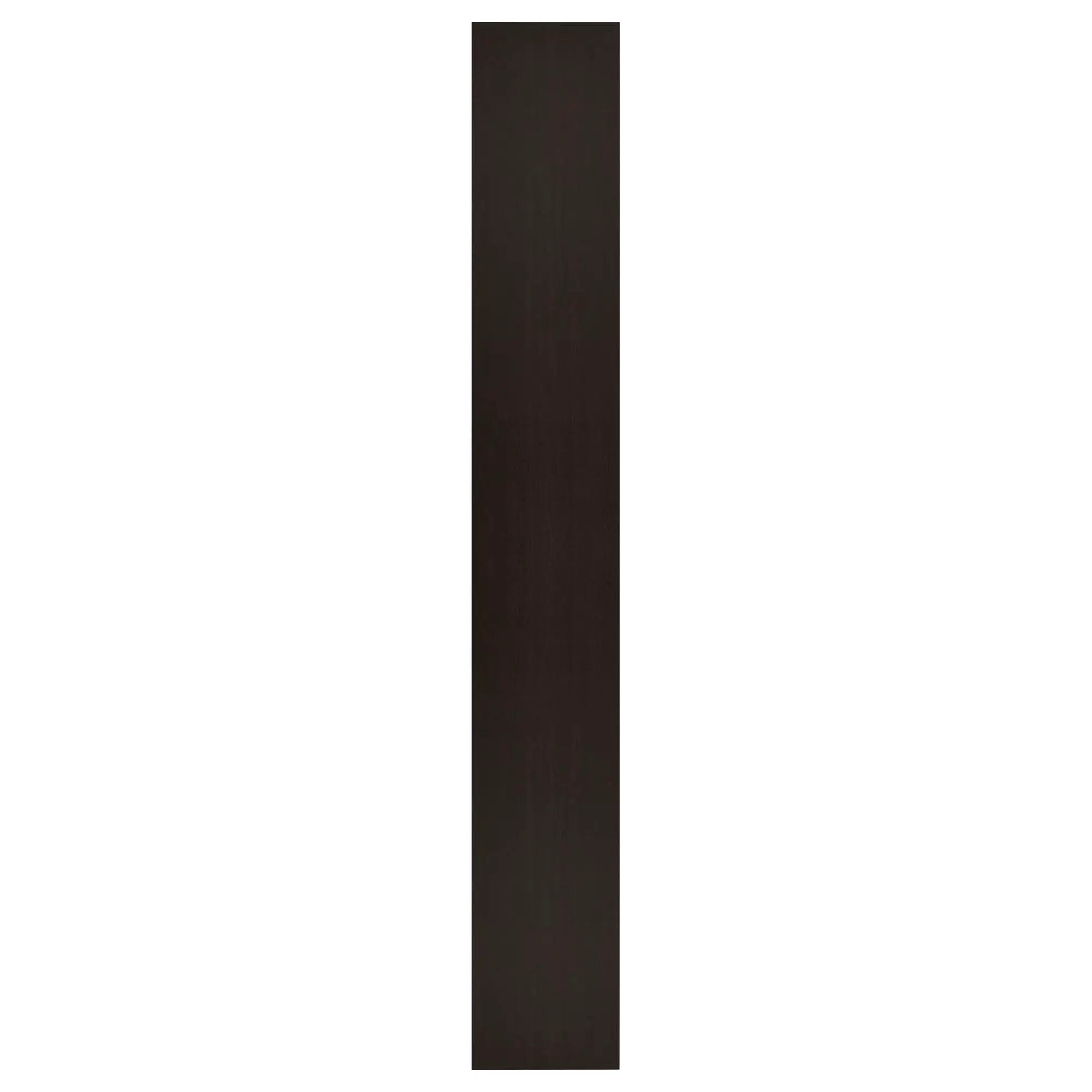Rectangular Bookcase Tall Slim Storage With 9 Shelves - Brown