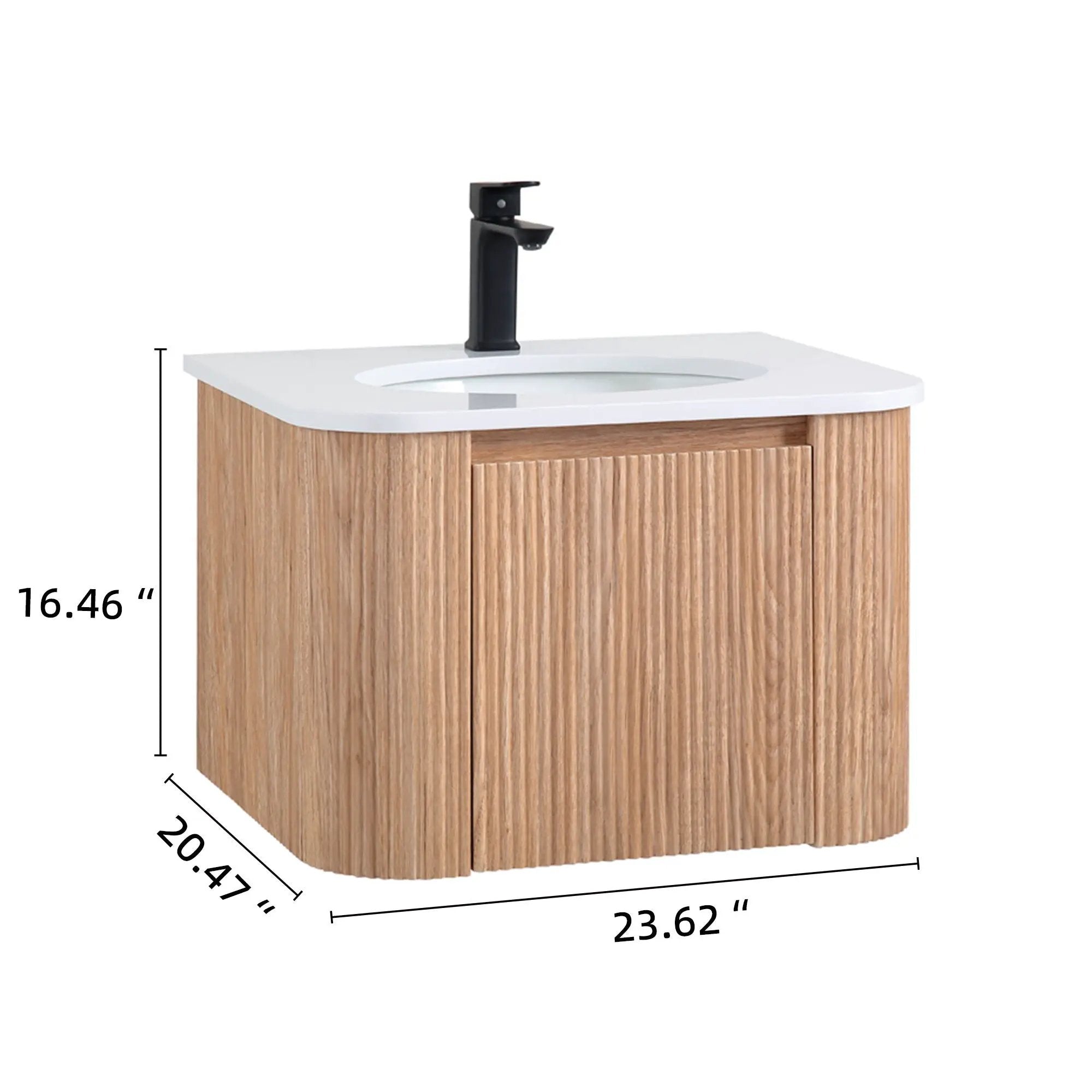 Wall Mounted Bathroom Vanity With Sink by Unique Piece Furniture