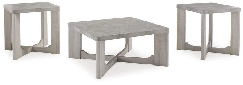 Garnilly - Occasional Table Set (Set of 3) - Whitewash by Unique Piece Furniture