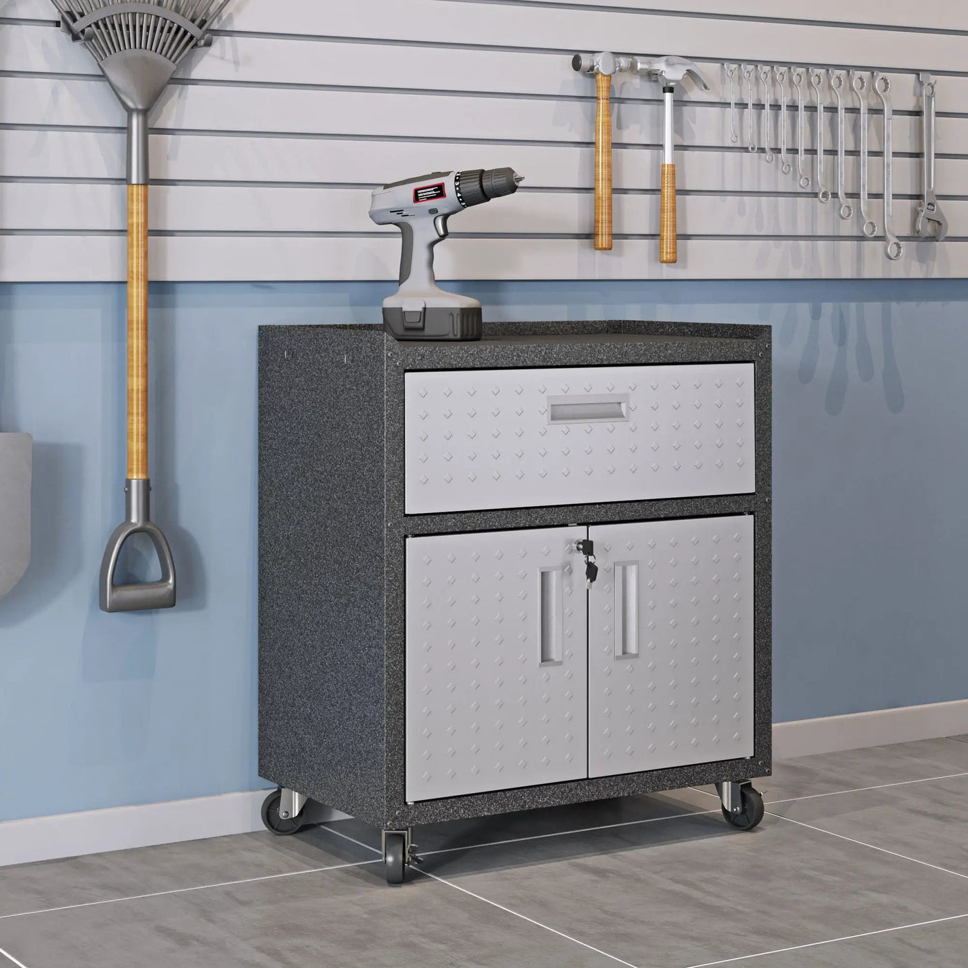 Fortress - Mobile Design Garage Cabinet by HouseOfZazla
