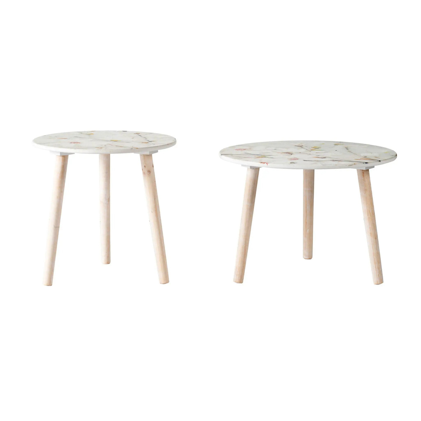 Nature-Inspired Side Tables (Set of 2) by Unique Piece Furniture