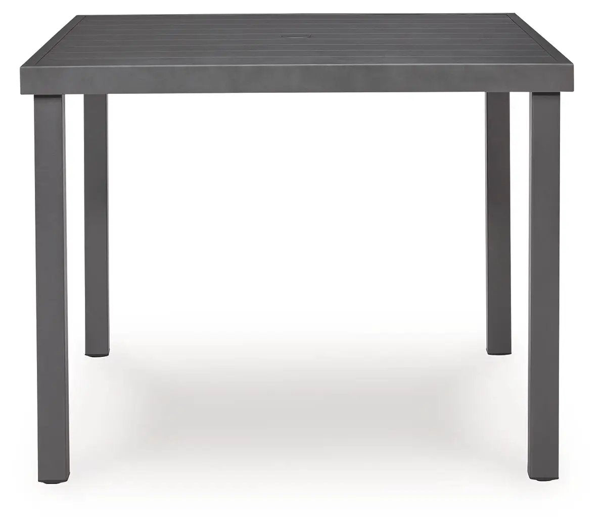 Rocky Creek - Square Dining Table With Umbrella Option - Gray by Unique Piece Furniture