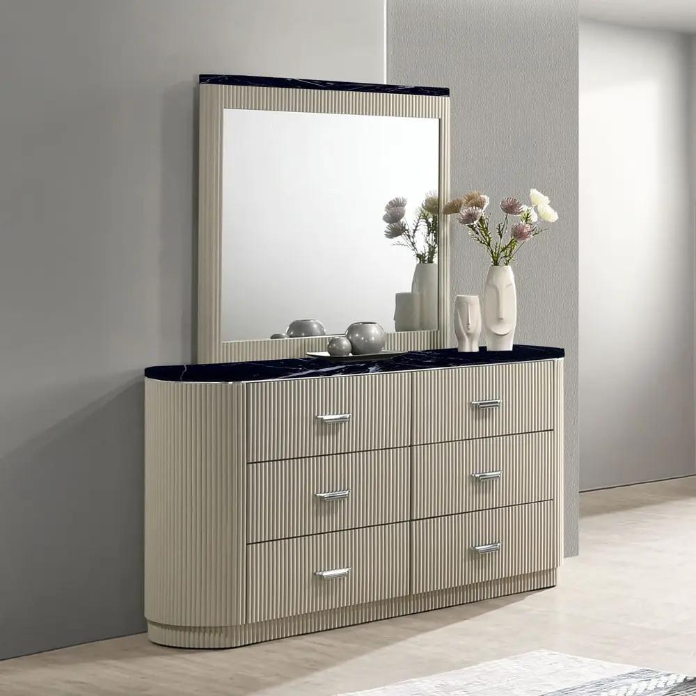 Travonte - Dresser - Gray / Beige by Unique Piece Furniture