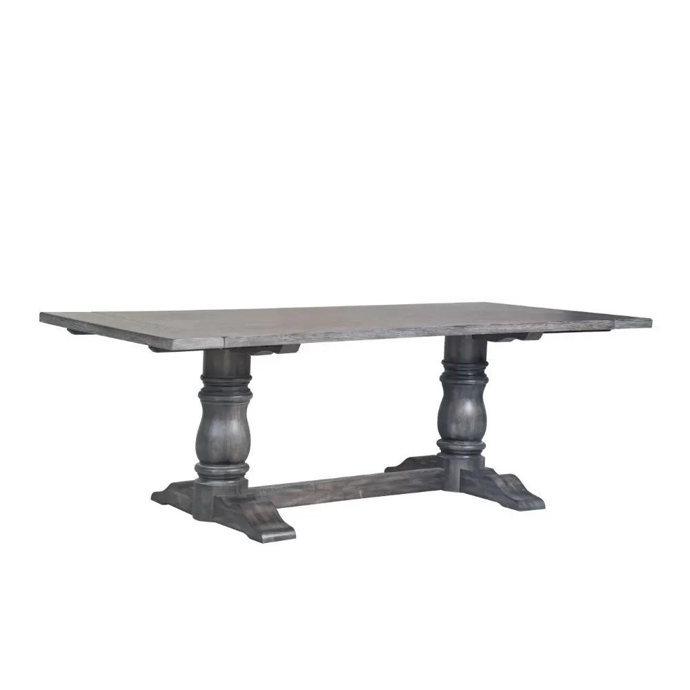 Leventis - 30" Dining Table - Weathered Gray by Unique Piece Furniture