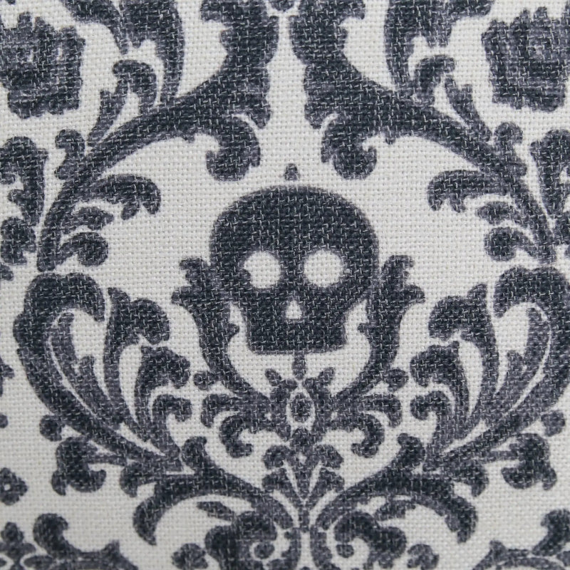 Baroque Skull Throw Pillow by HouseOfZazla