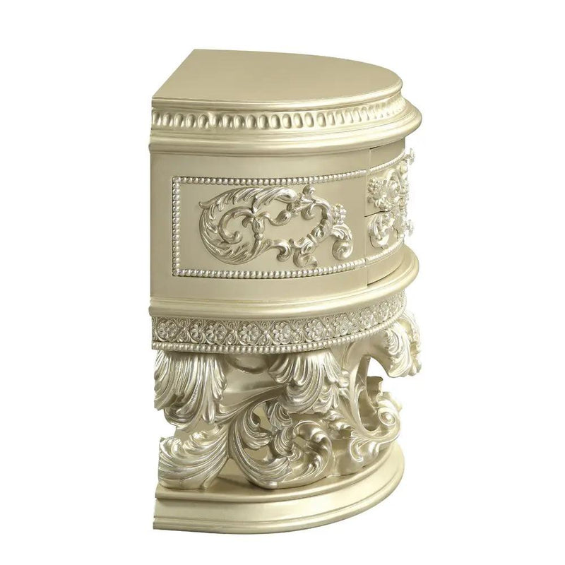 Vatican - Nightstand - Champagne Silver by Unique Piece Furniture