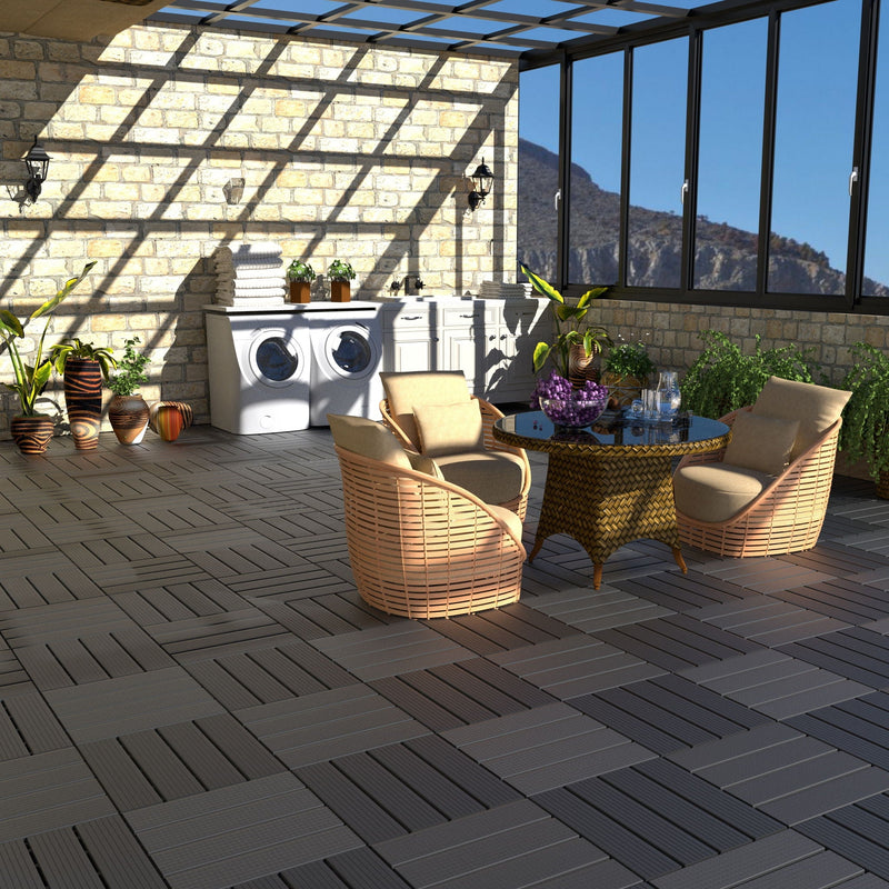 Interlocking Deck Tiles 44 Pack For Backyard by HouseOfZazla