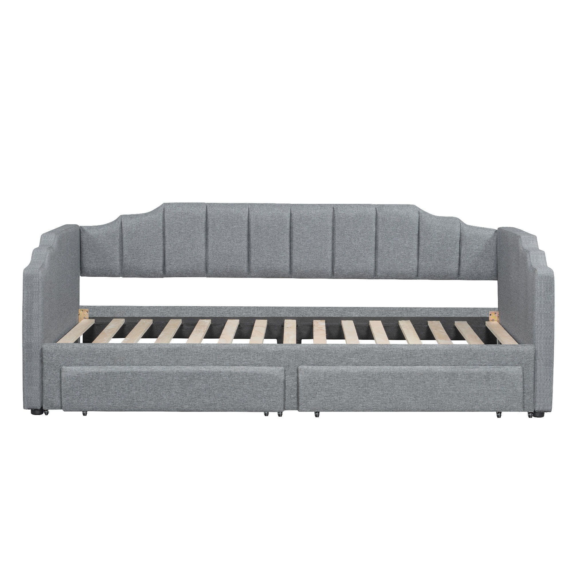 Extendable Daybed With LED Light And 2 Storage Drawers by HouseOfZazla
