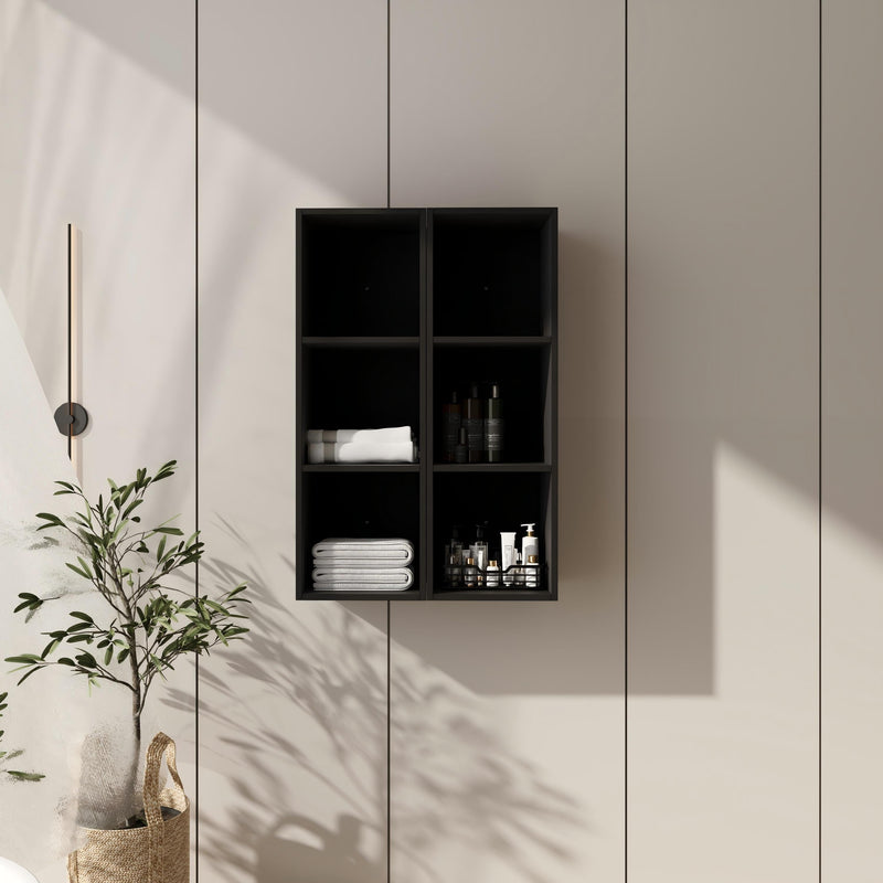 24 Inch Wall Mounted Storage Shelves Combination by HouseOfZazla