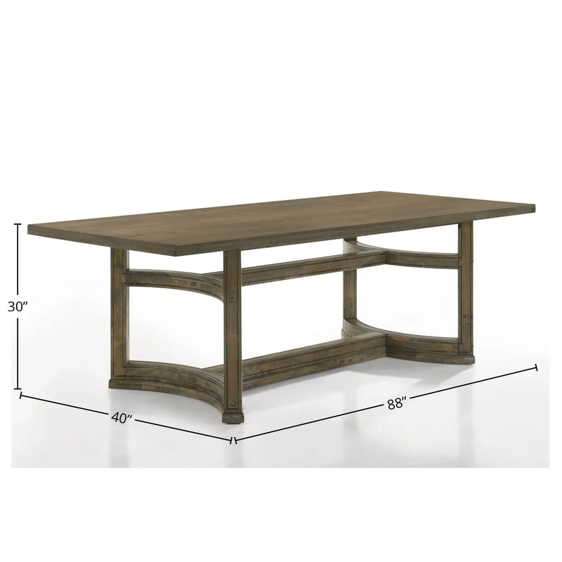 Parfield - Weathered Dining Table - Oak by Unique Piece Furniture