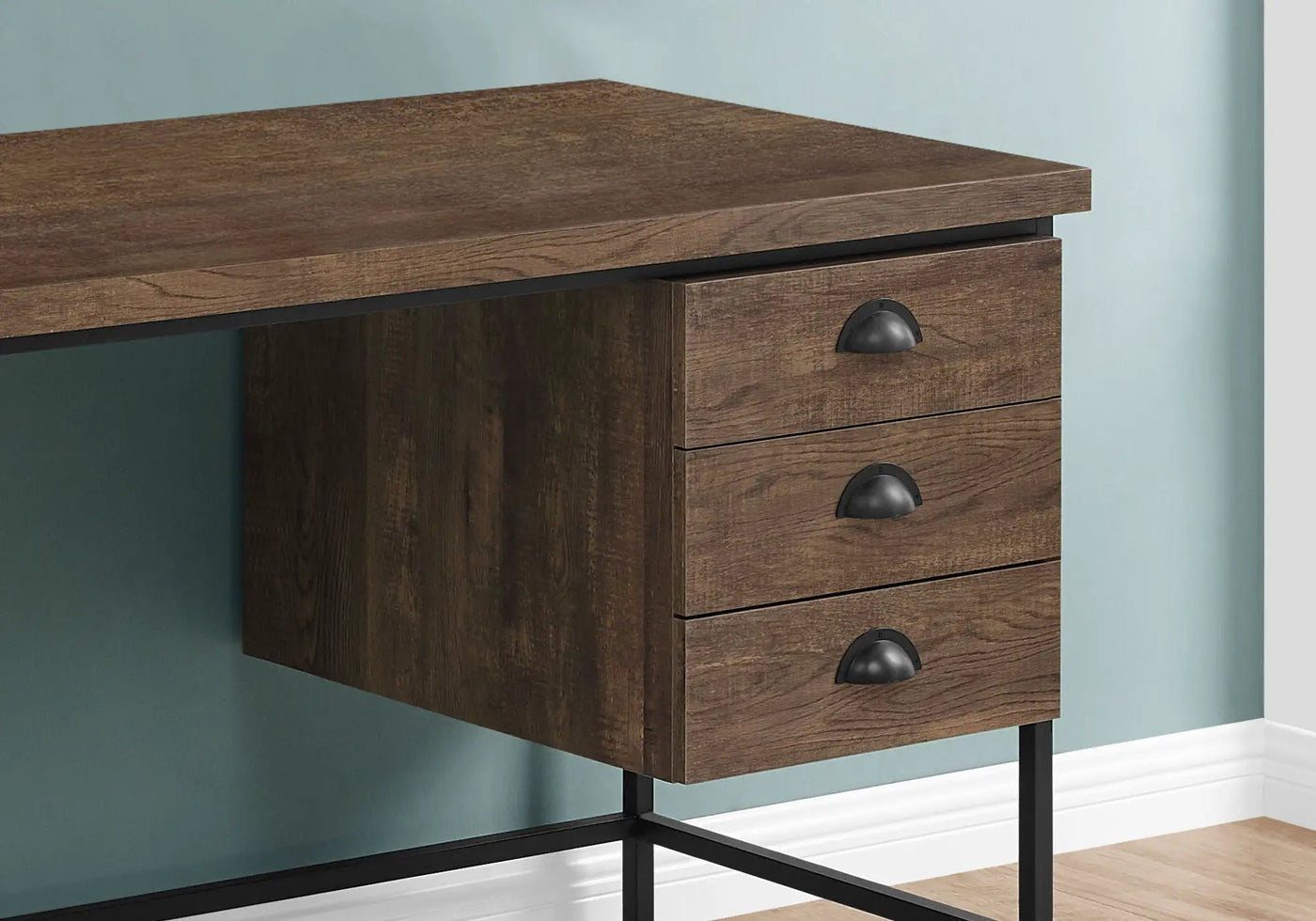 Computer Desk For Home Office, Laptop, 3 Storage Drawers, Contemporary & Moder by Unique Piece Furniture