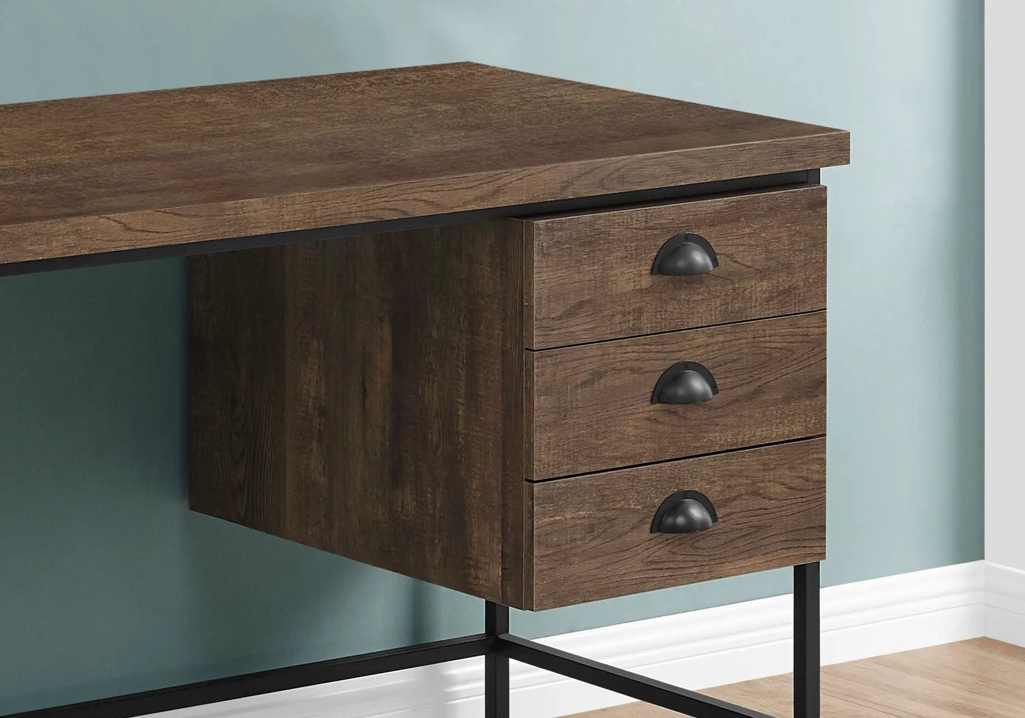 Computer Desk For Home Office, Laptop, 3 Storage Drawers, Contemporary & Moder by Unique Piece Furniture
