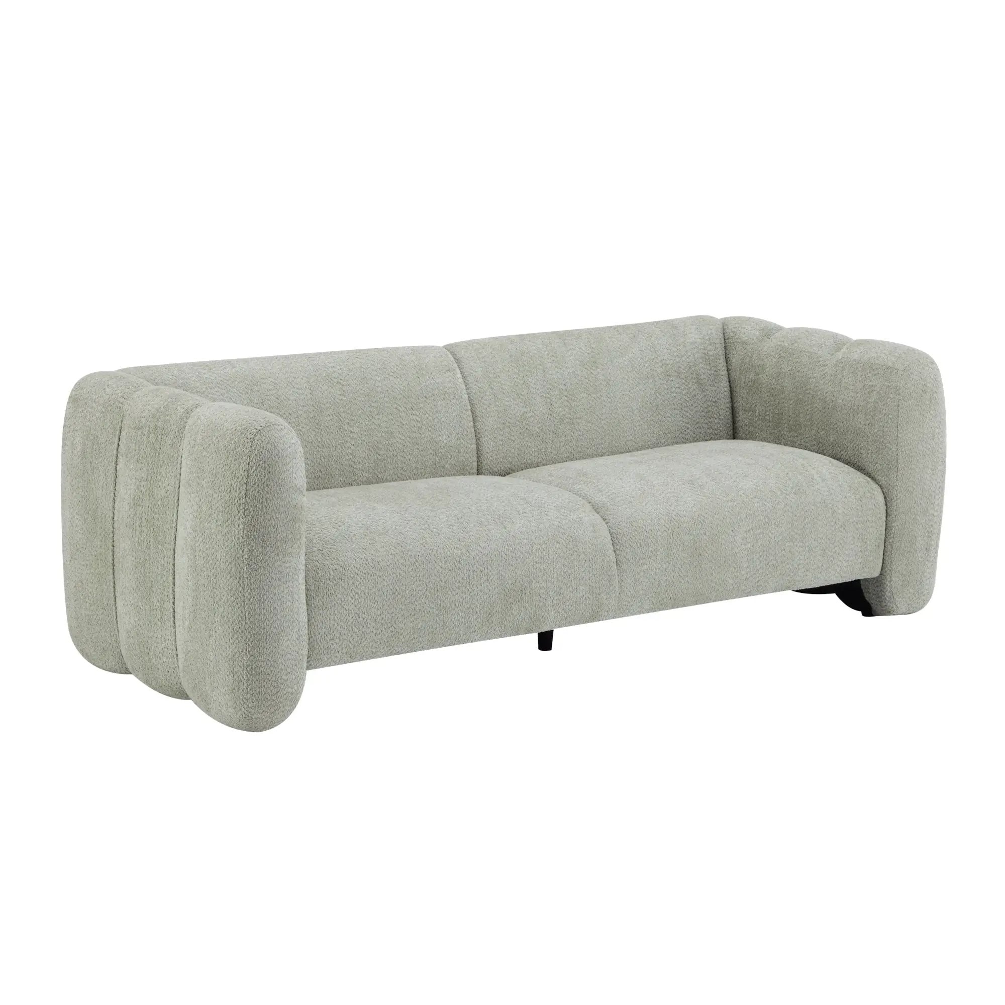 Tonson 83" 3-Seater Boucle Sofa with Wave Design by HouseOfZazla