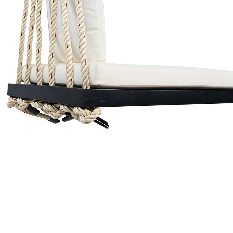 Patio Wooden Swing Chair Hanging Porch Swing Bench by HouseOfZazla