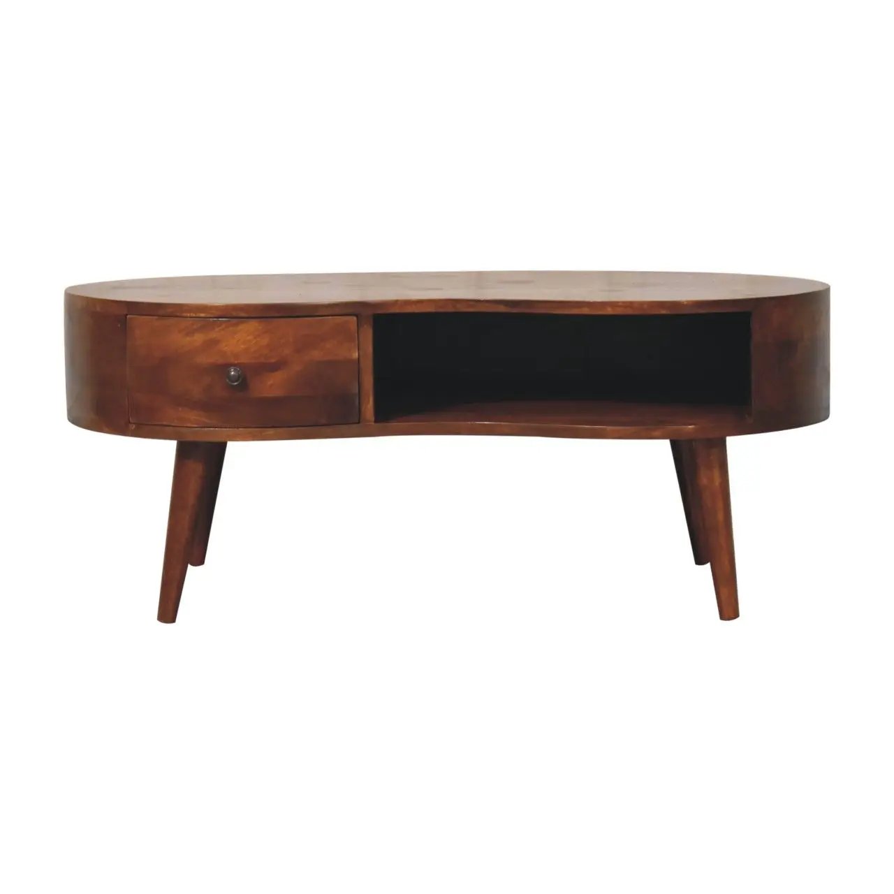 Wave Coffee Table With 1 Drawer by Unique Piece Furniture