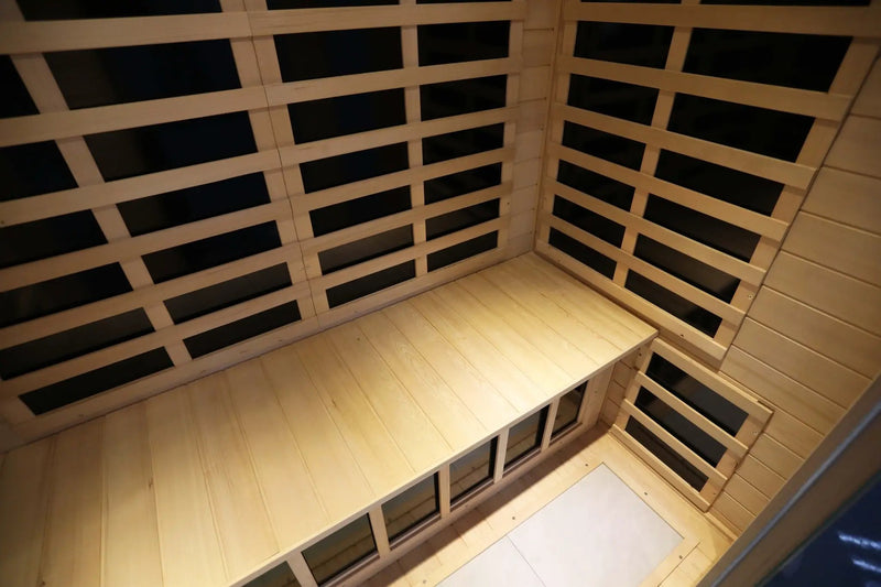Low EMF Three person Far infrared sauna room (Roof & Floor) by HouseOfZazla