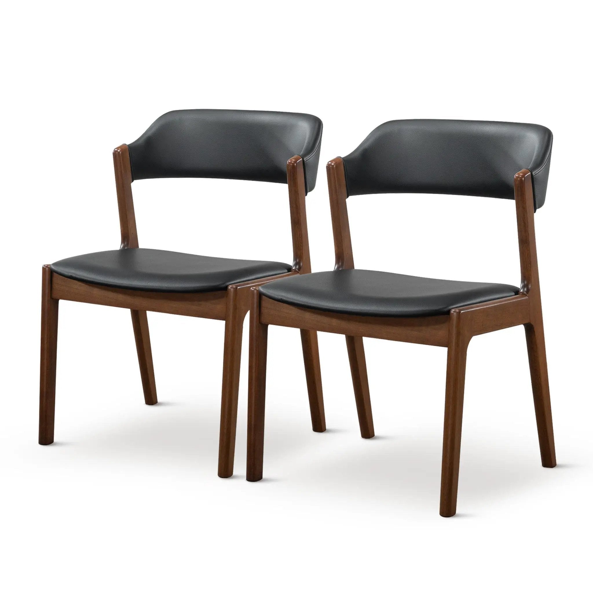 Enzo - Dining Chair (Set of 2) - Black / Brown by Unique Piece Furniture