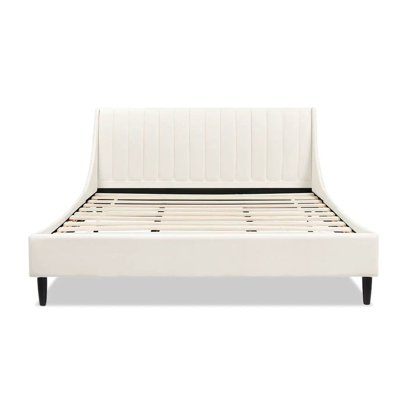 Aspen - Vertical Tufted Modern Headboard Platform Bed Set by Unique Piece Furniture