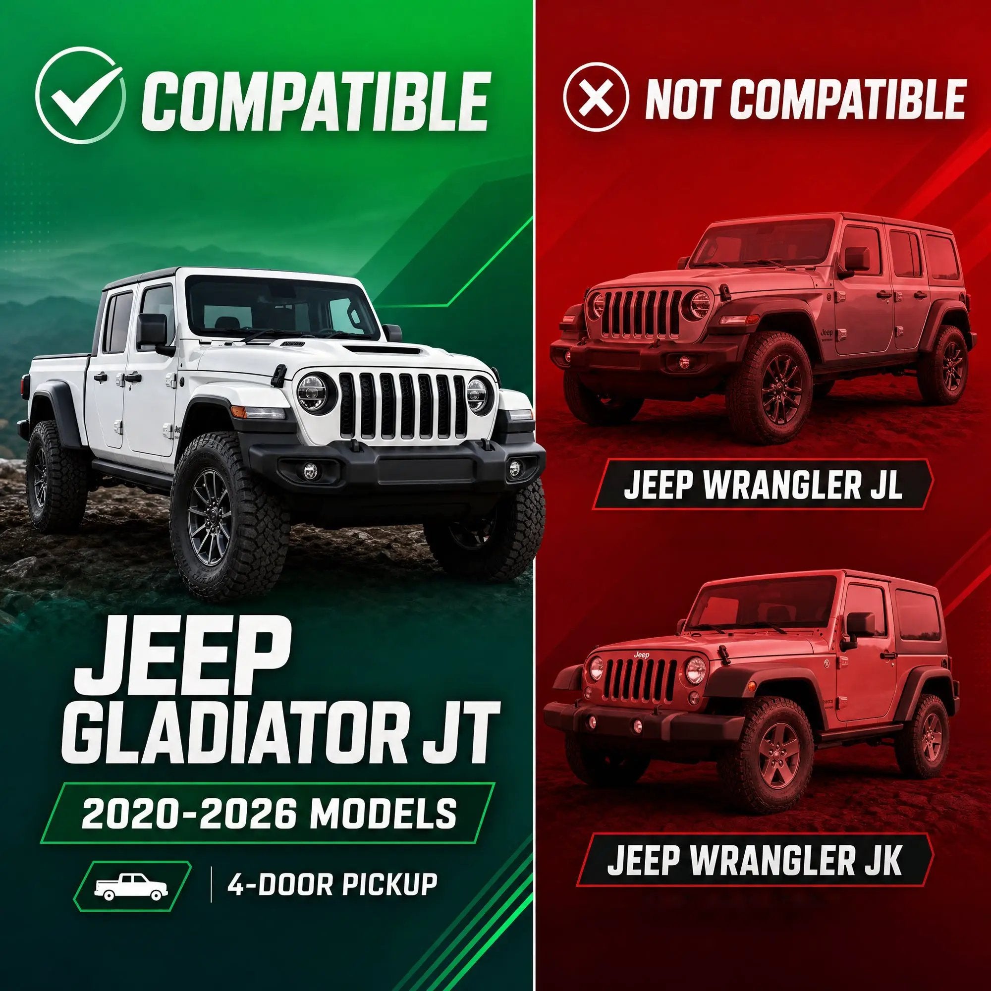 Hexagonal Style Running Boards for Jeep Gladiator JT by HouseOfZazla