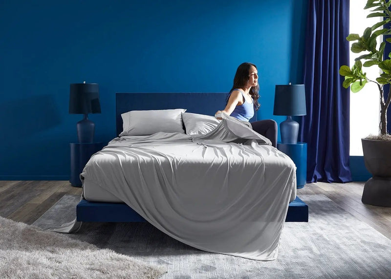 BedGear Dri-Tec King Pillowcase Set, Grey by HouseOfZazla
