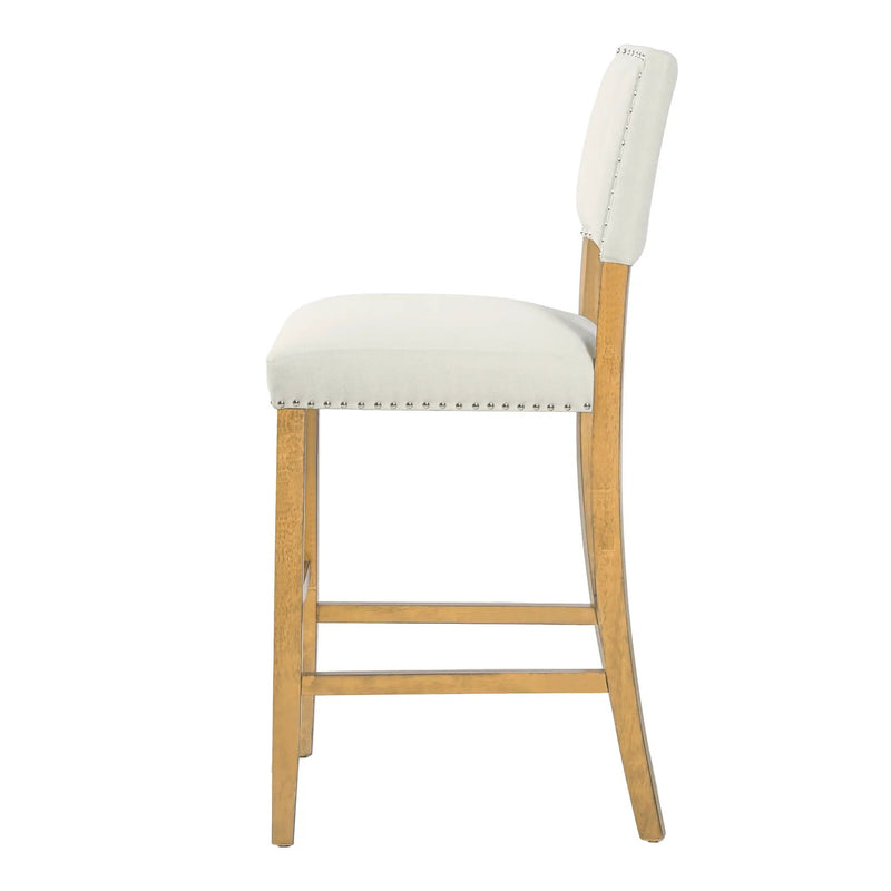 Barstools With Rivet Decoration - Set of 2 by HouseOfZazla