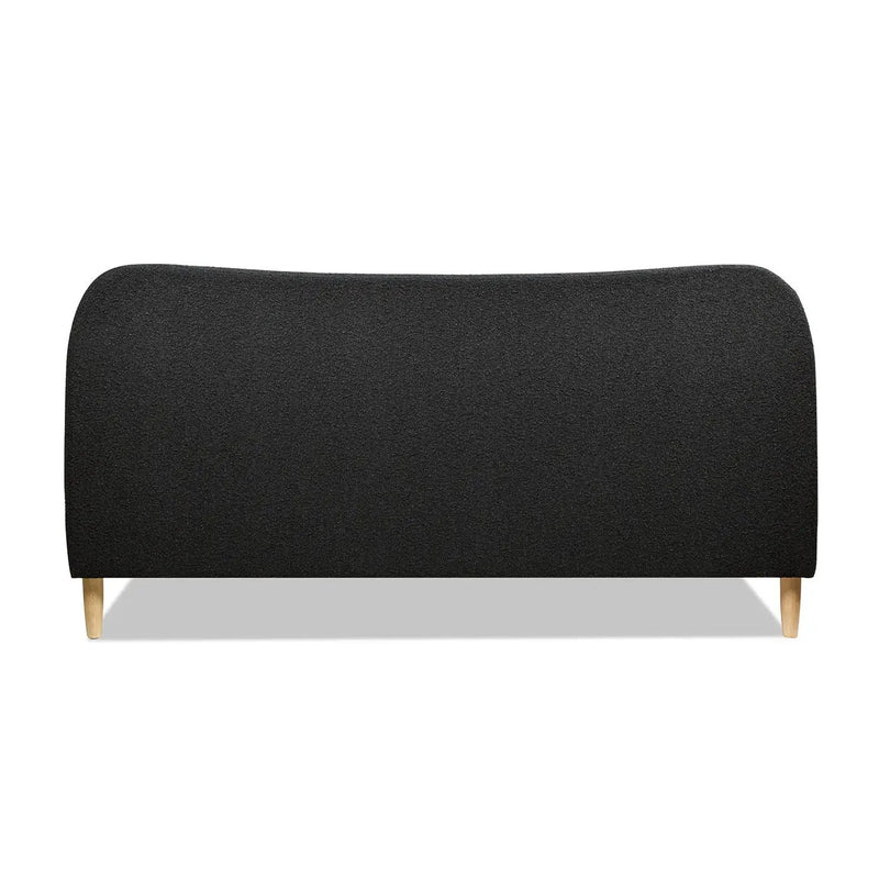Roman - Curved Headboard Upholstered Platform Bed by Unique Piece Furniture