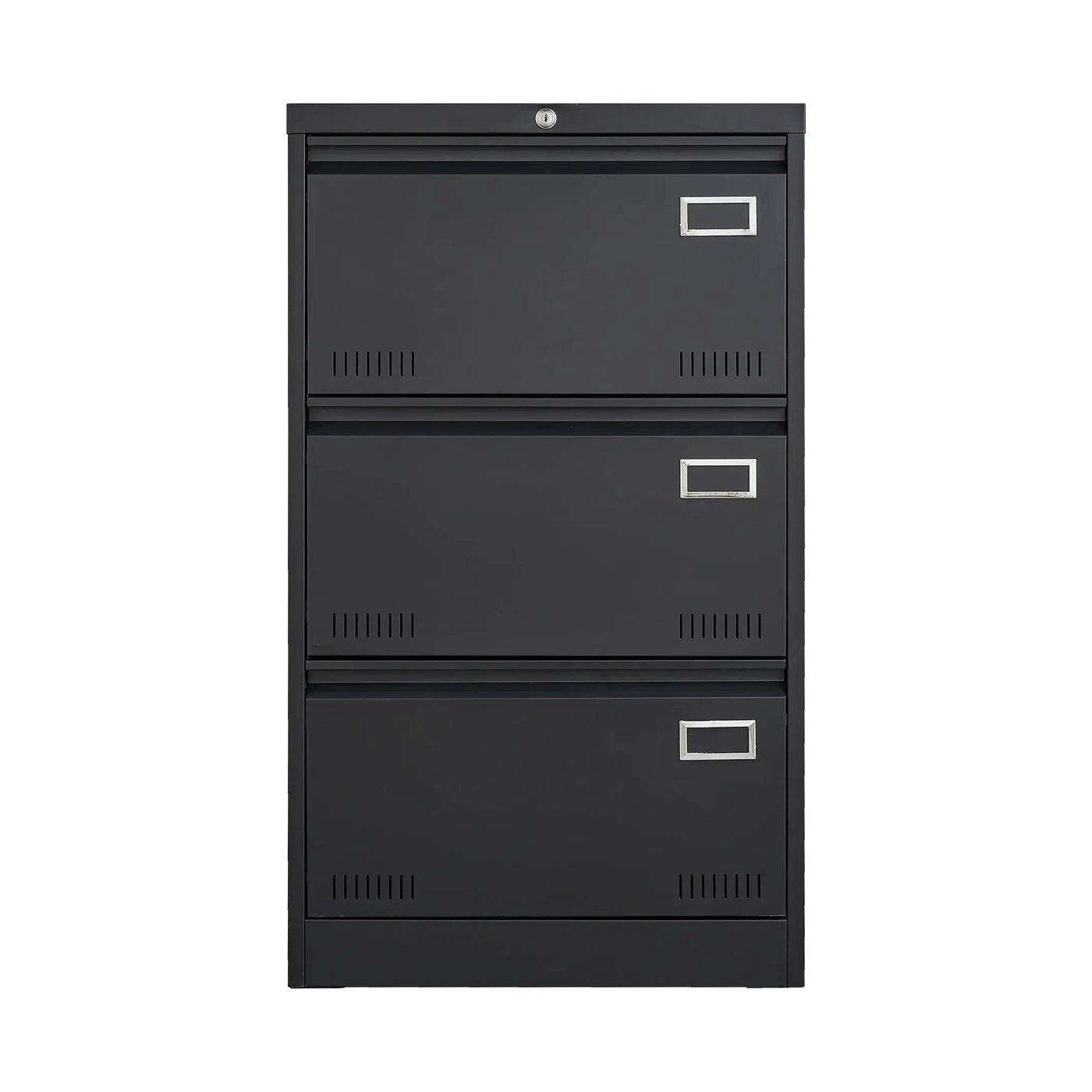 Filing Cabinet Lateral File Cabinet 3 Drawer, Locking Metal File Cabinets Three Drawer, Office Filing Cabinet With Lock Drawers For Home Office by Unique Piece Furniture