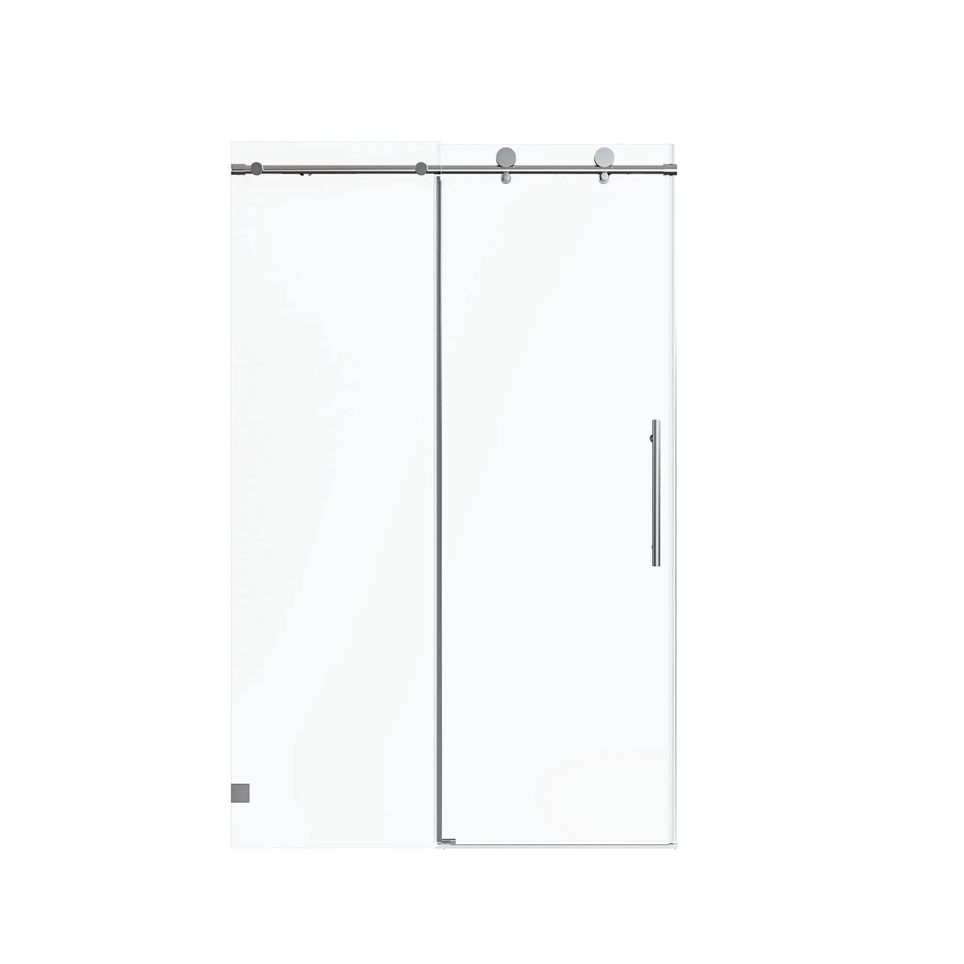Frameless Single Sliding Soft Close Shower Doors, 5/16" Sgcc Tempered Glass by HouseOfZazla