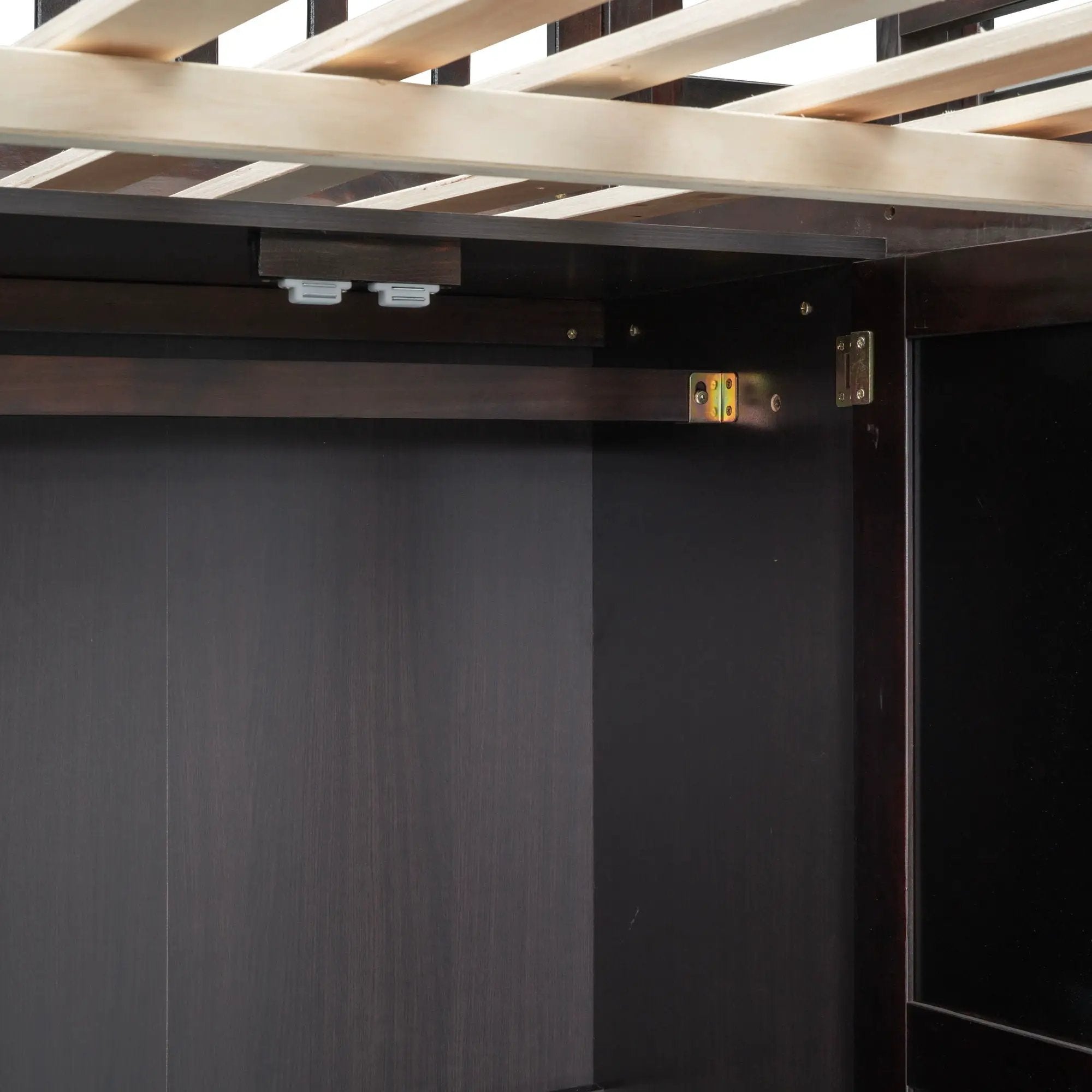 Loft Bed With Bookshelf, Drawers, Desk, And Wardrobe by HouseOfZazla