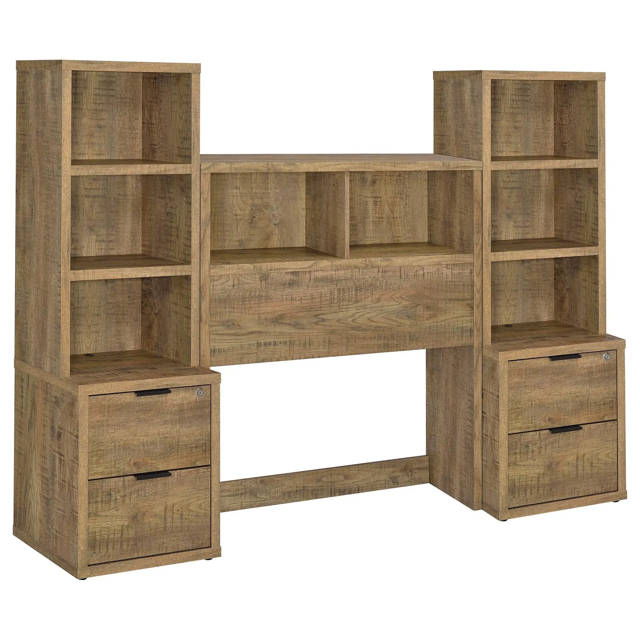 Geary - 3 Piece Bedroom Set With Bookcase Headboard by HouseOfZazla