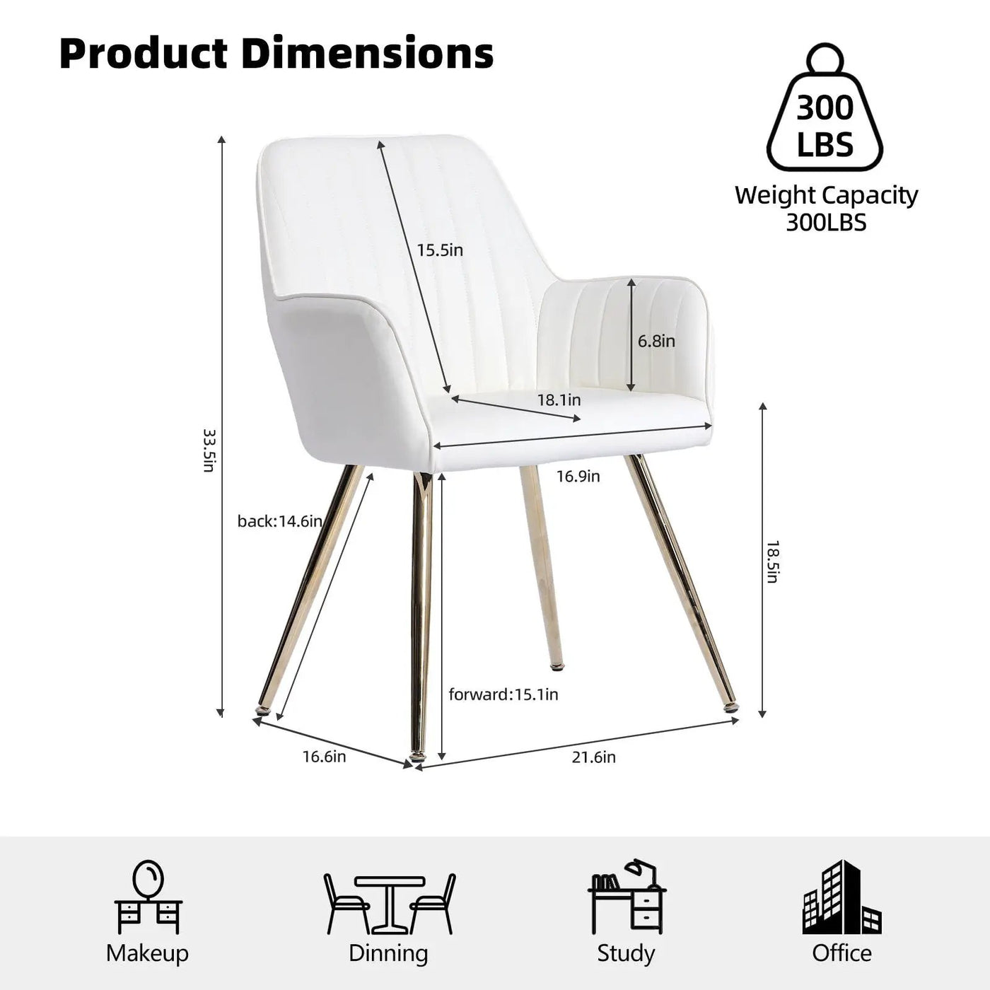 Modern Mid Back Dining Chairs by HouseOfZazla