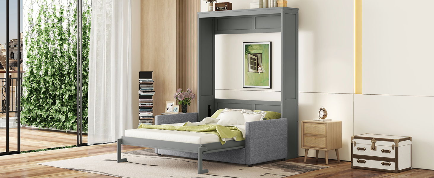 Murphy Wall Bed With Cushion by HouseOfZazla