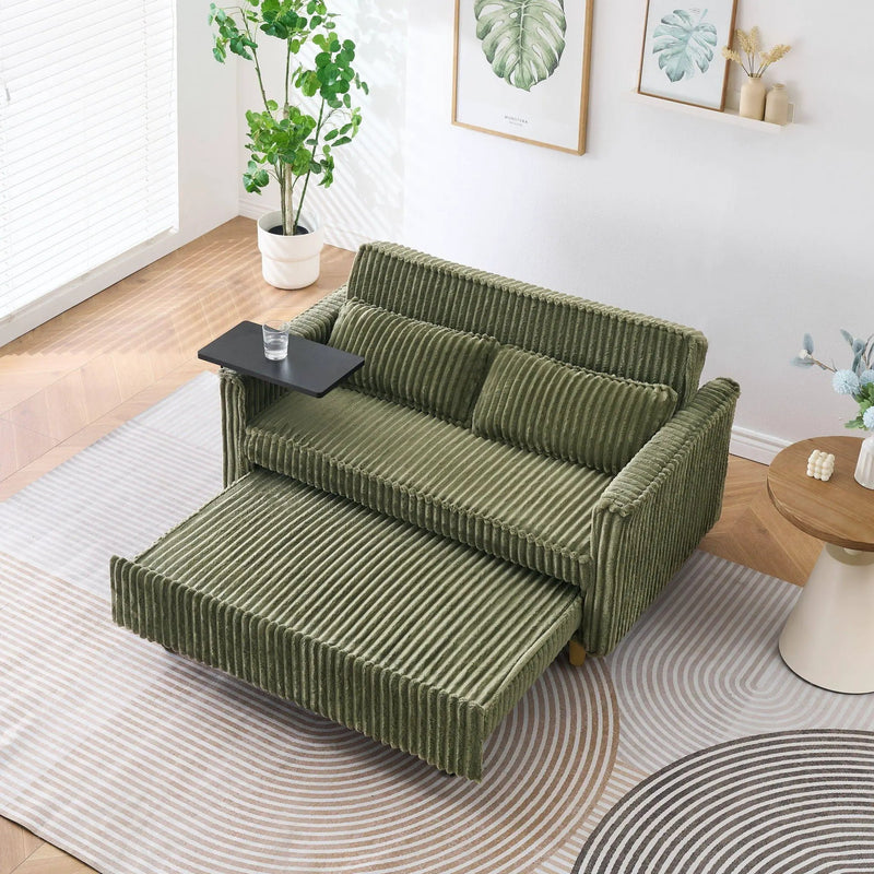 Pull Out Sofa With Movable Tabletop And USB Ports by HouseOfZazla