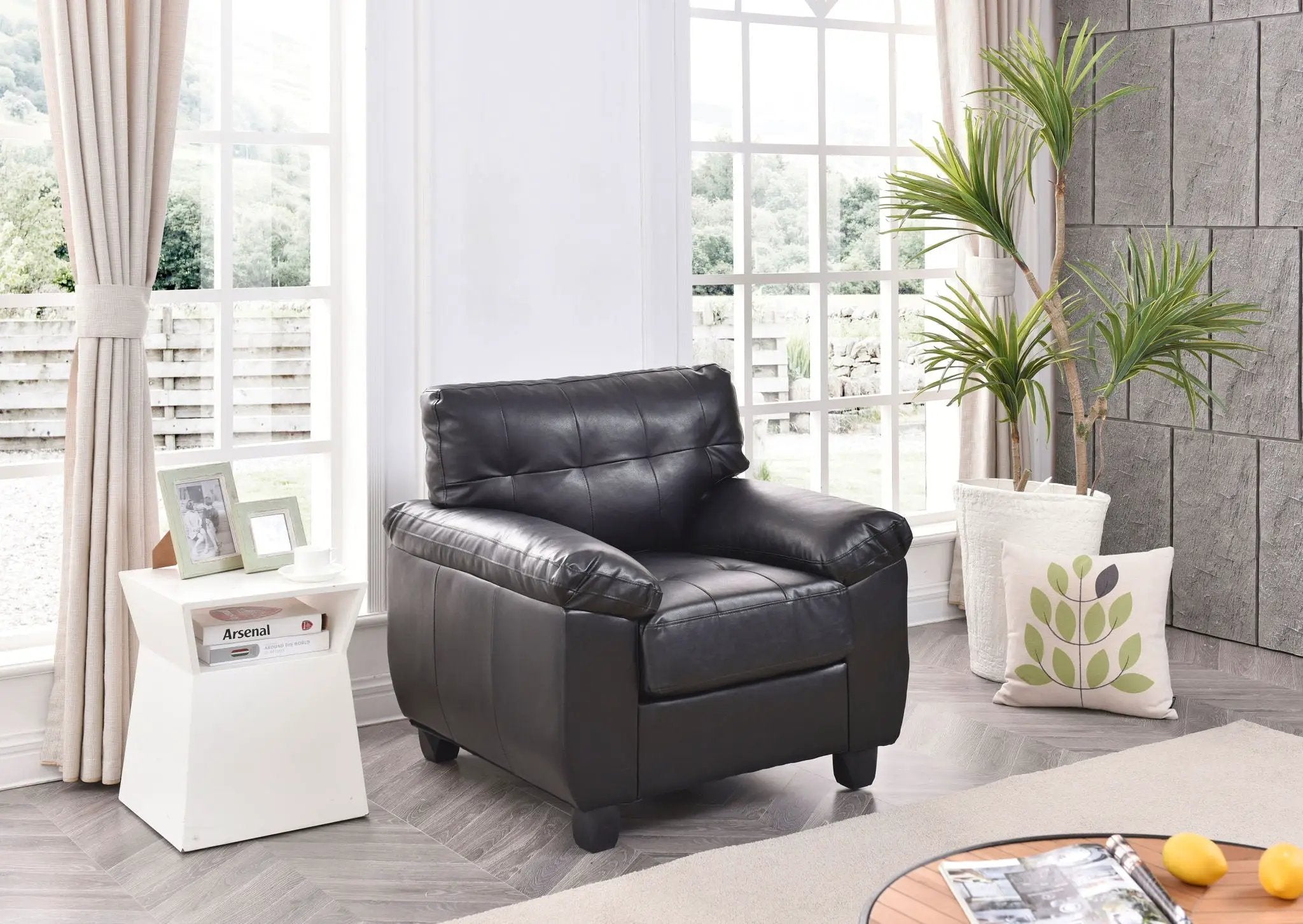 Sleek And Comfortable Accent Chair by Unique Piece Furniture