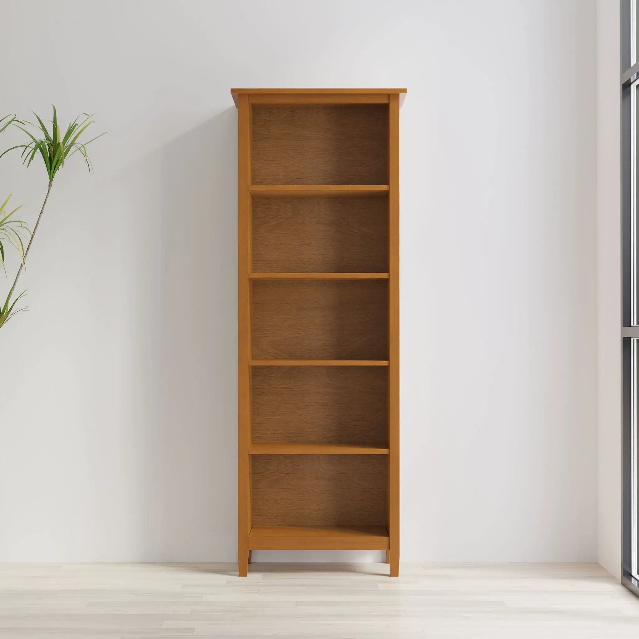 Warm Shaker - 5 Shelf Bookcase by Unique Piece Furniture
