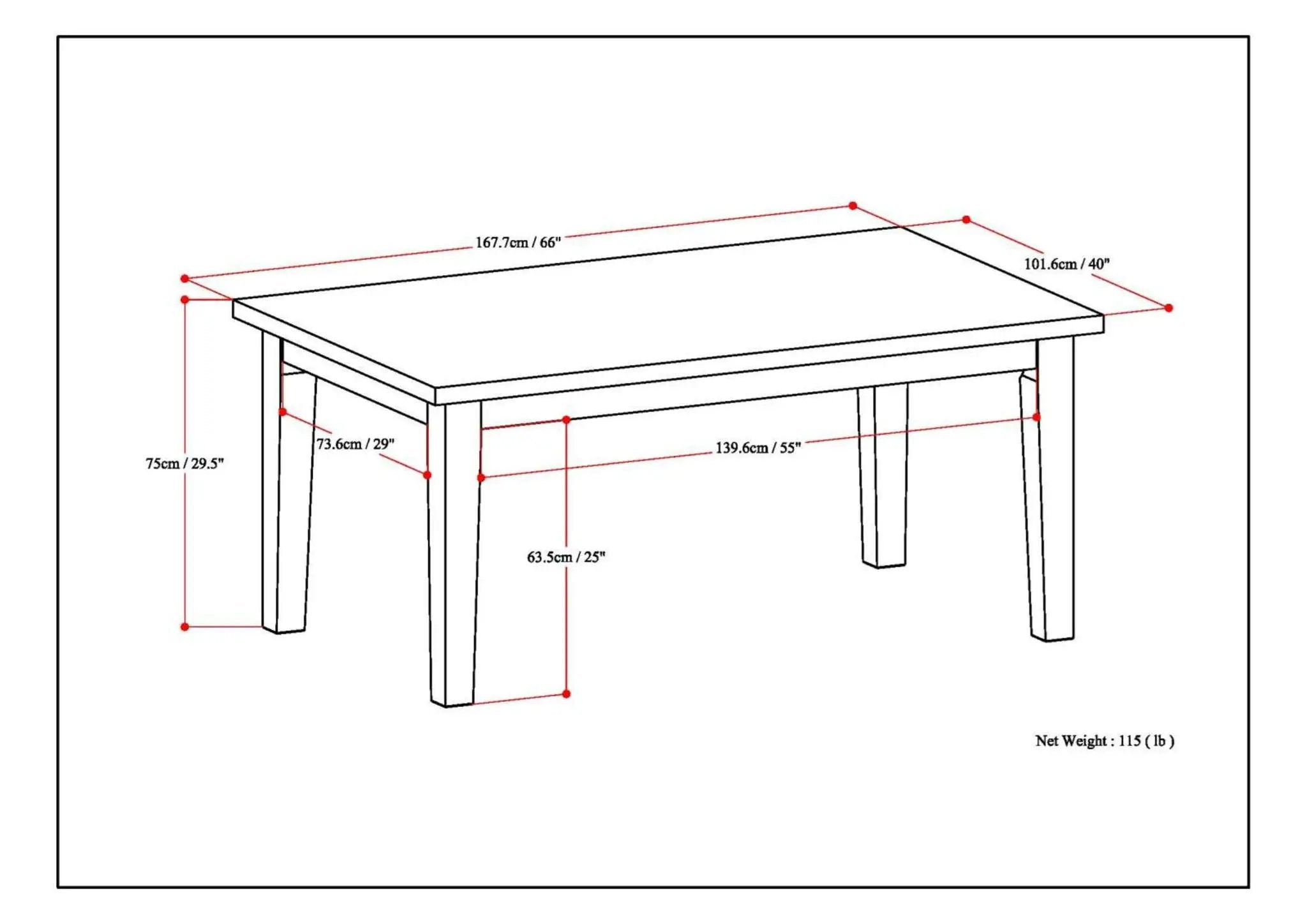 Eastwood - Handcrafted Dining Table by Unique Piece Furniture