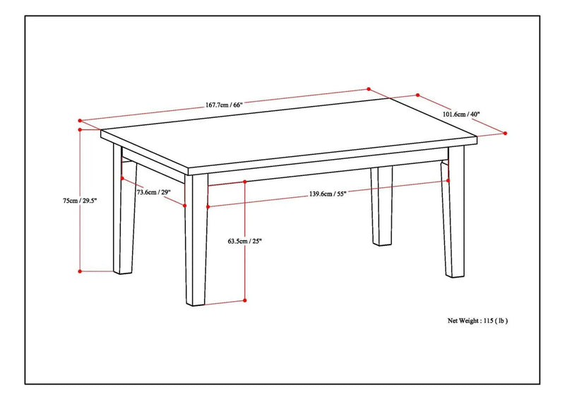 Eastwood - Handcrafted Dining Table by Unique Piece Furniture
