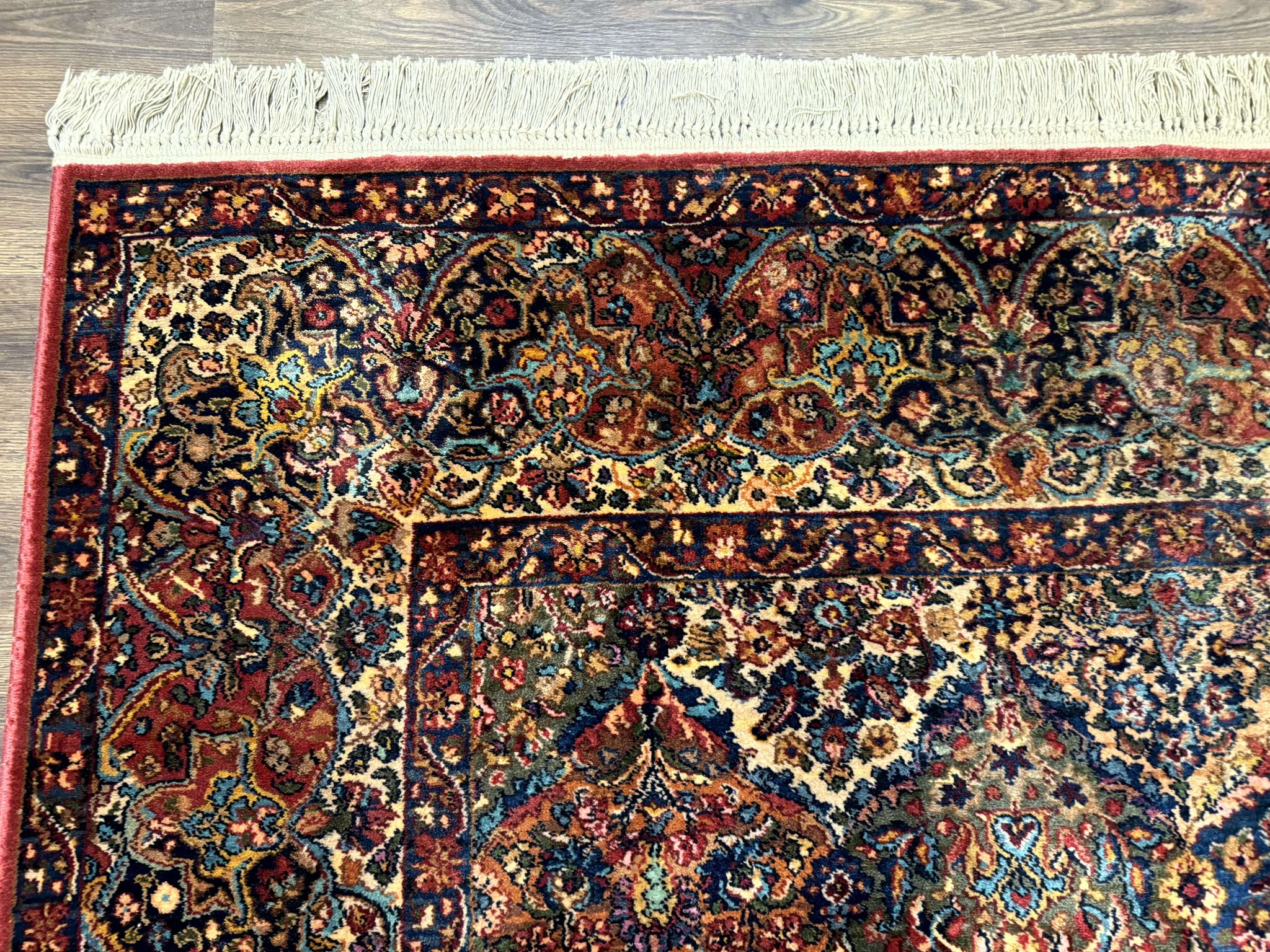 Karastan Rug 8.8 x 10.6, Multicolor Panel Kirman Rug #717, Wool by Jewel Rugs